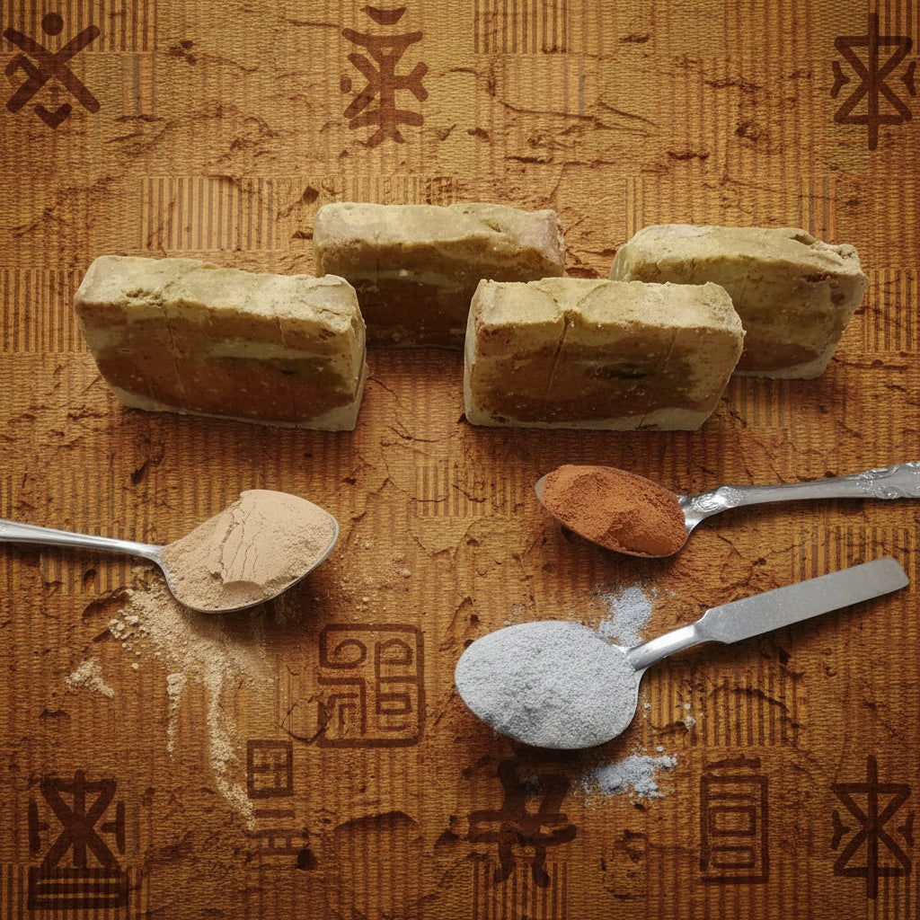Triple clay face and body soap